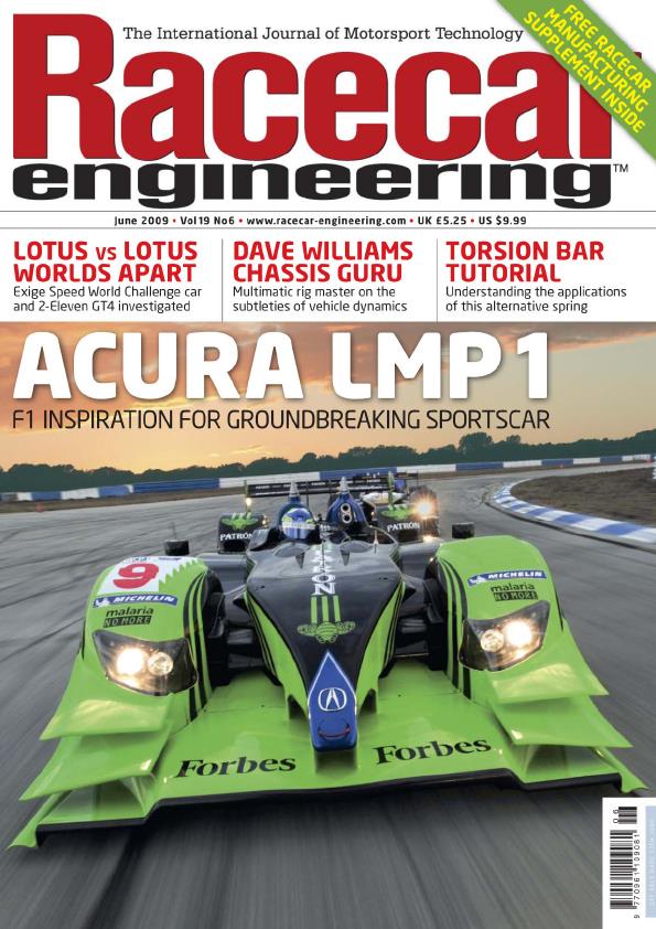 Журнал Racecar Engineering июнь, 2009