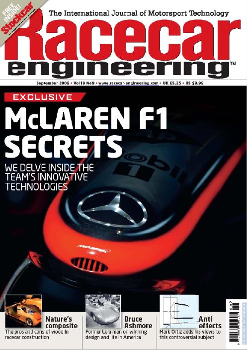 Журнал Racecar Engineering сентябрь, 2009