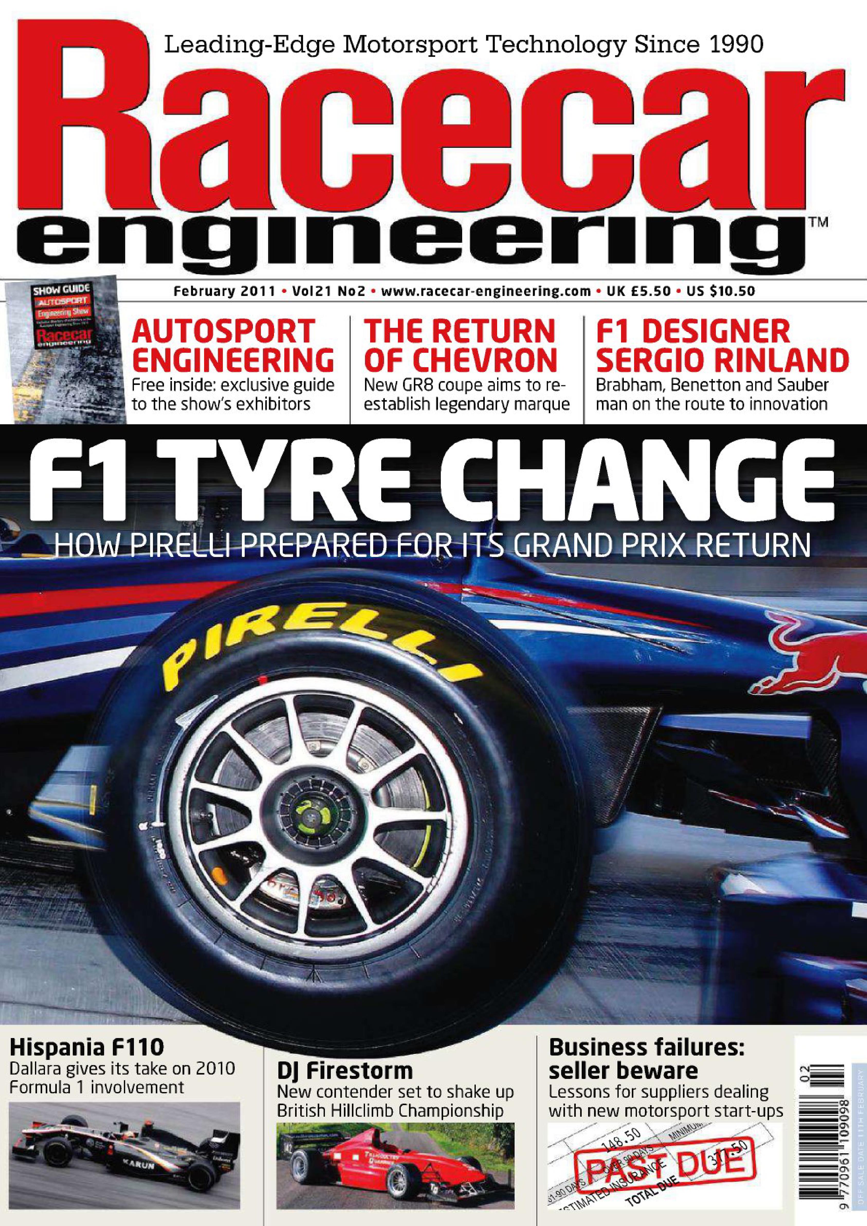 Журнал Racecar Engineering февраль, 2011