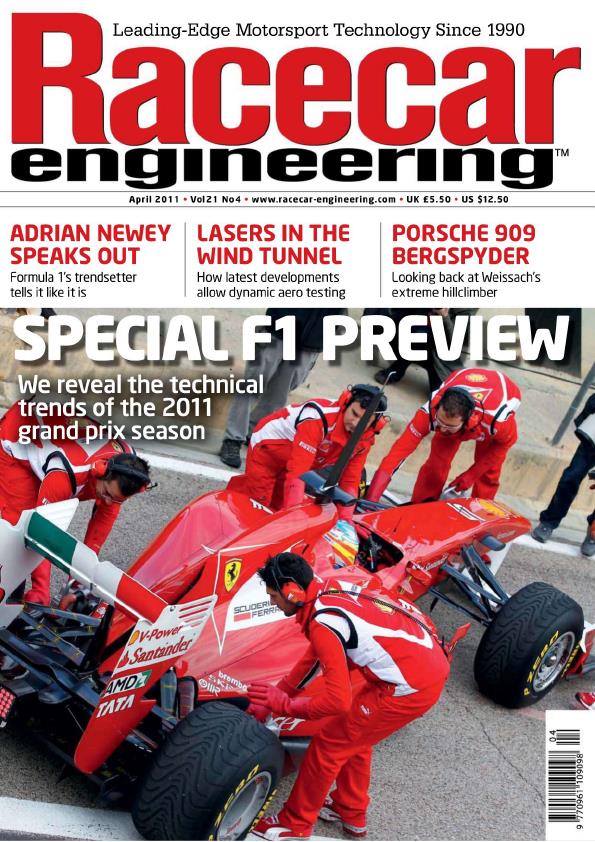 Журнал Racecar Engineering апрель, 2011
