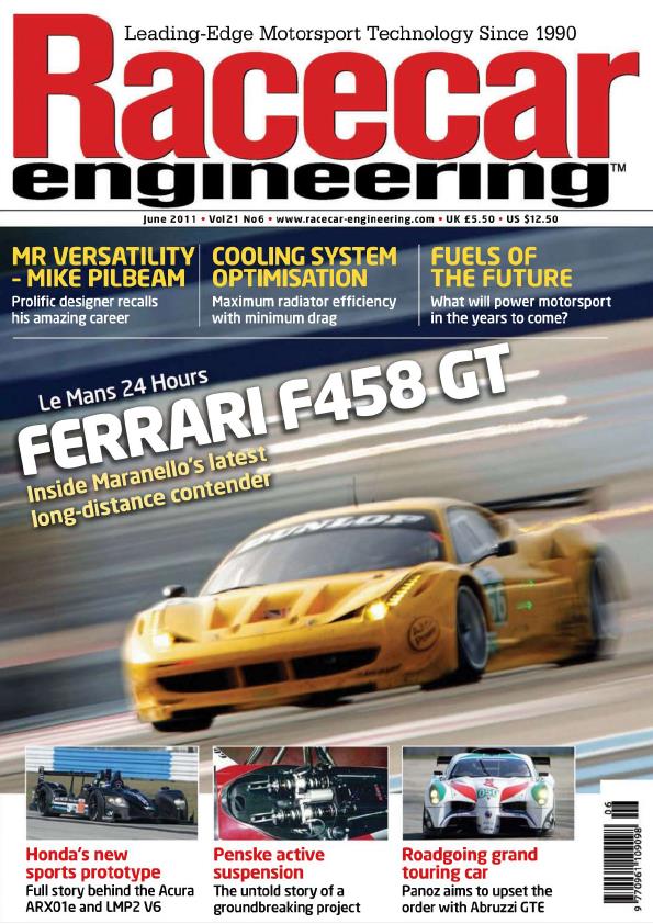 Журнал Racecar Engineering июнь, 2011
