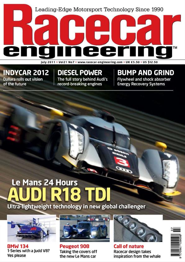 Журнал Racecar Engineering июль, 2011