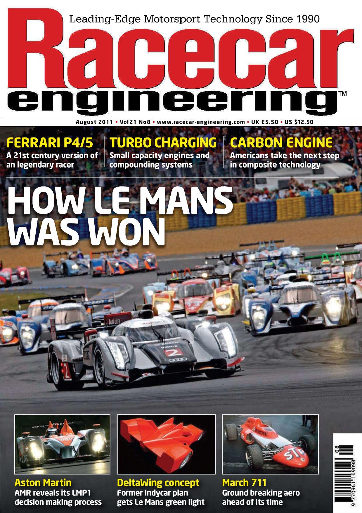 Журнал Racecar Engineering август, 2011