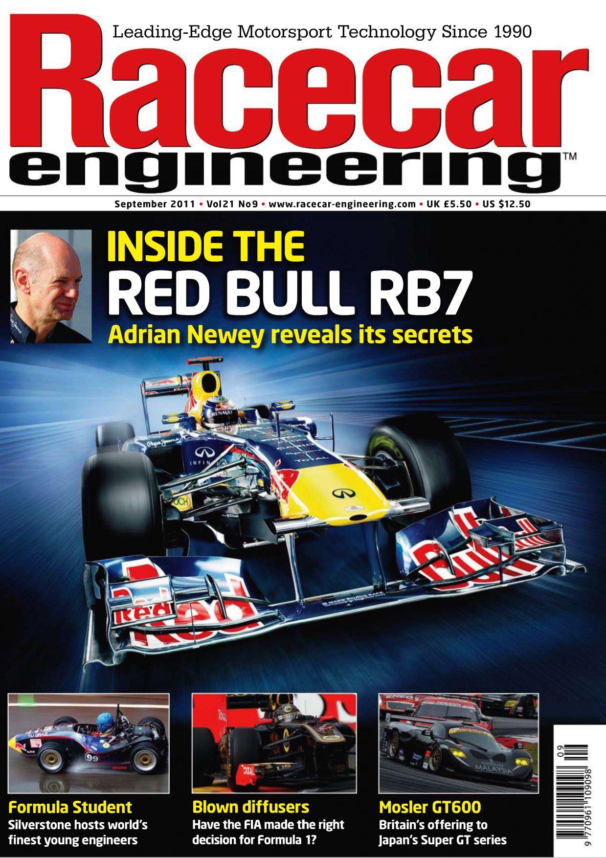 Журнал Racecar Engineering сентябрь, 2011