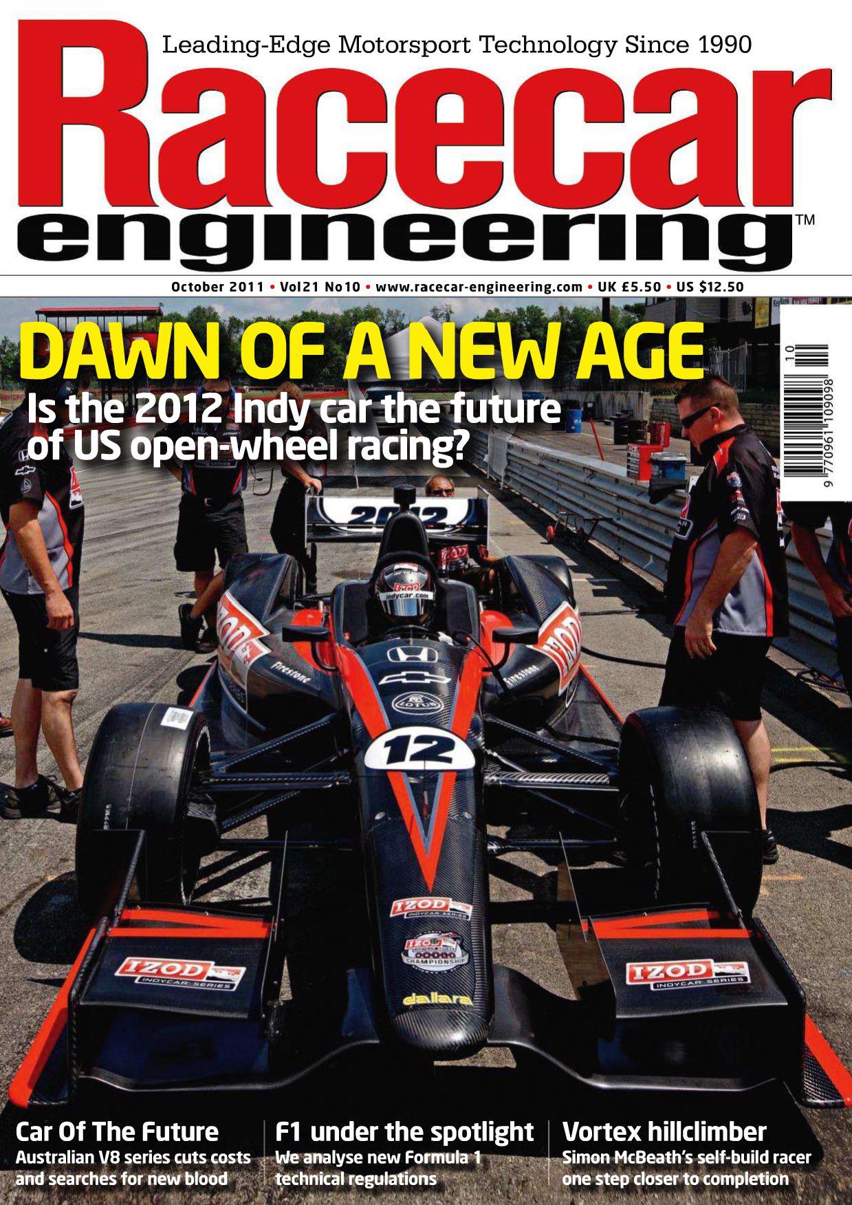 Журнал Racecar Engineering октябрь, 2011