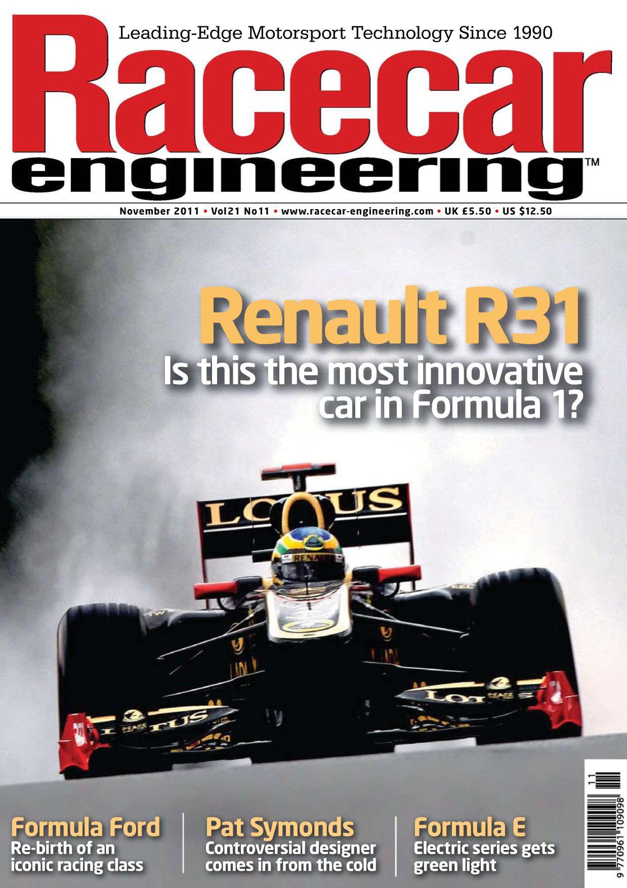 Журнал Racecar Engineering ноябрь, 2011