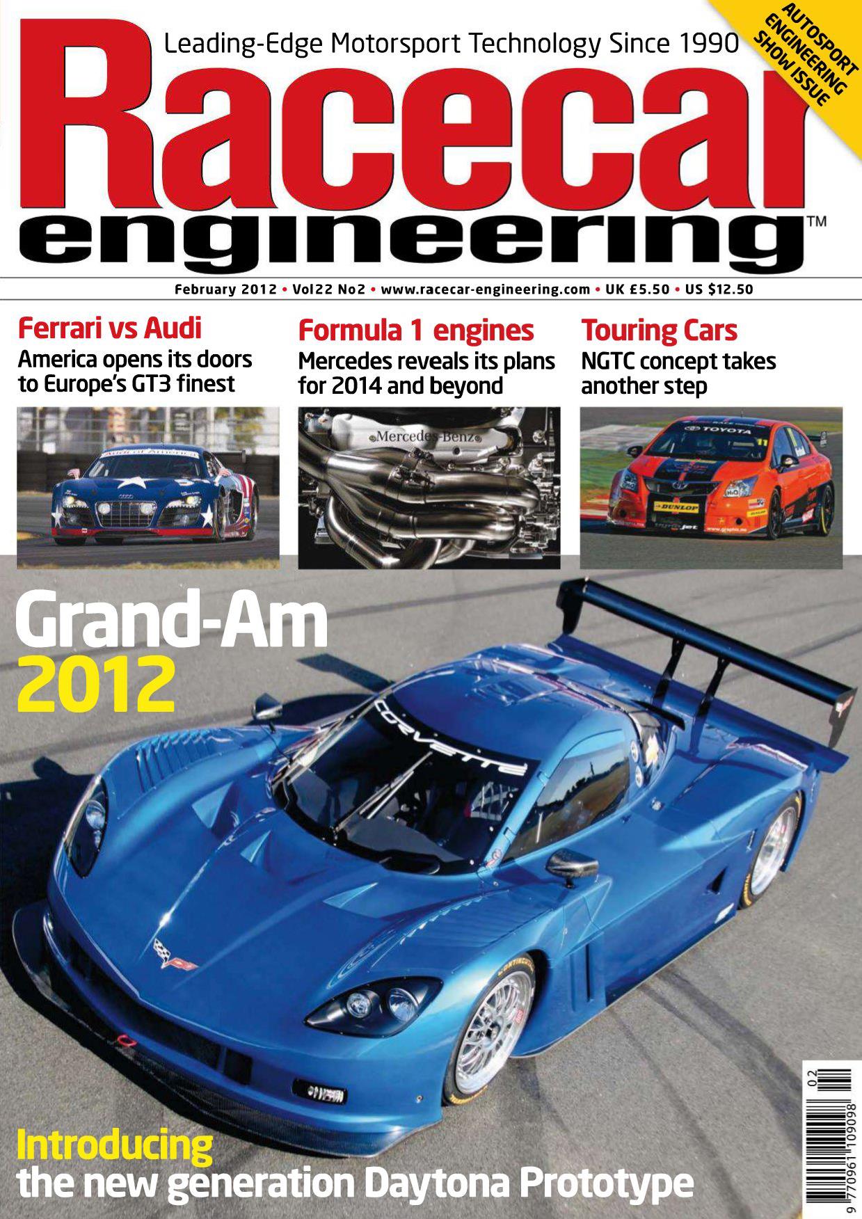 Журнал Racecar Engineering февраль, 2012