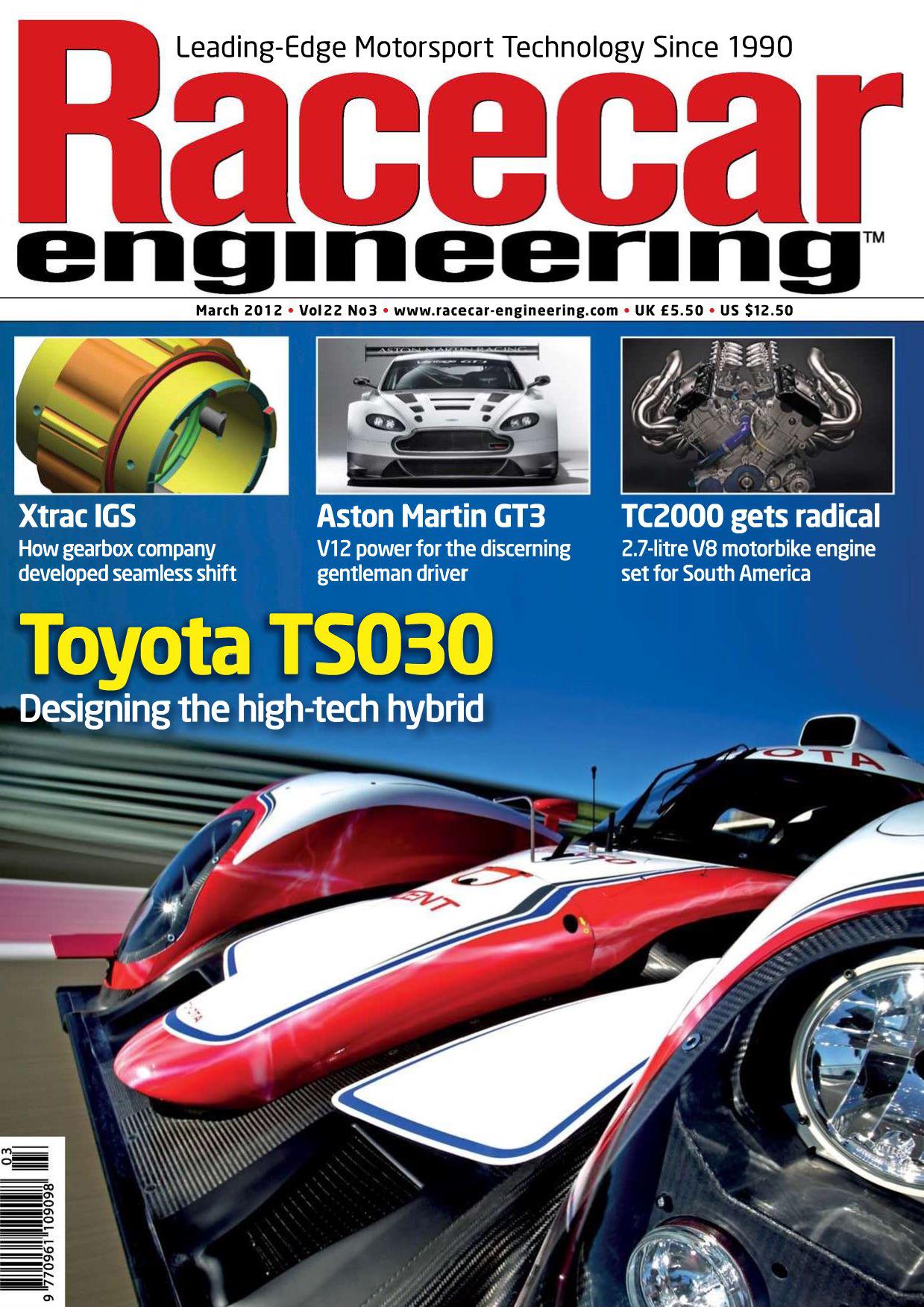 Журнал Racecar Engineering март, 2012