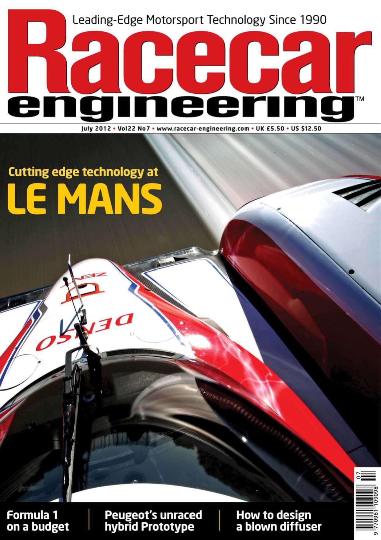 Журнал Racecar Engineering июль, 2012