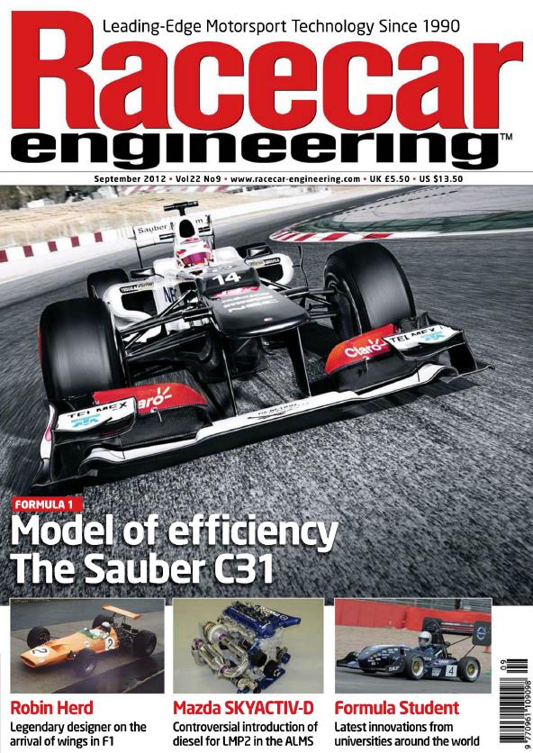 Журнал Racecar Engineering сентябрь, 2012