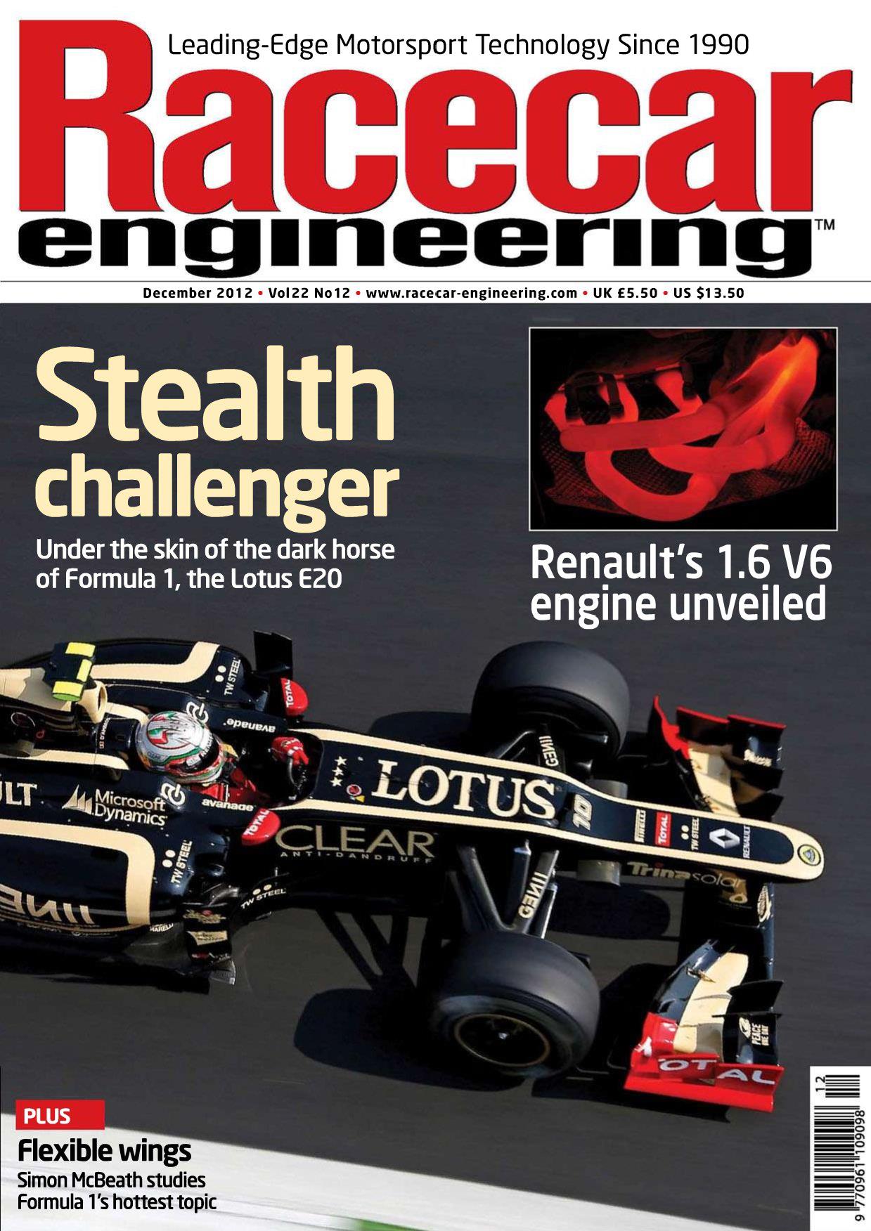 Журнал Racecar Engineering декабрь, 2012