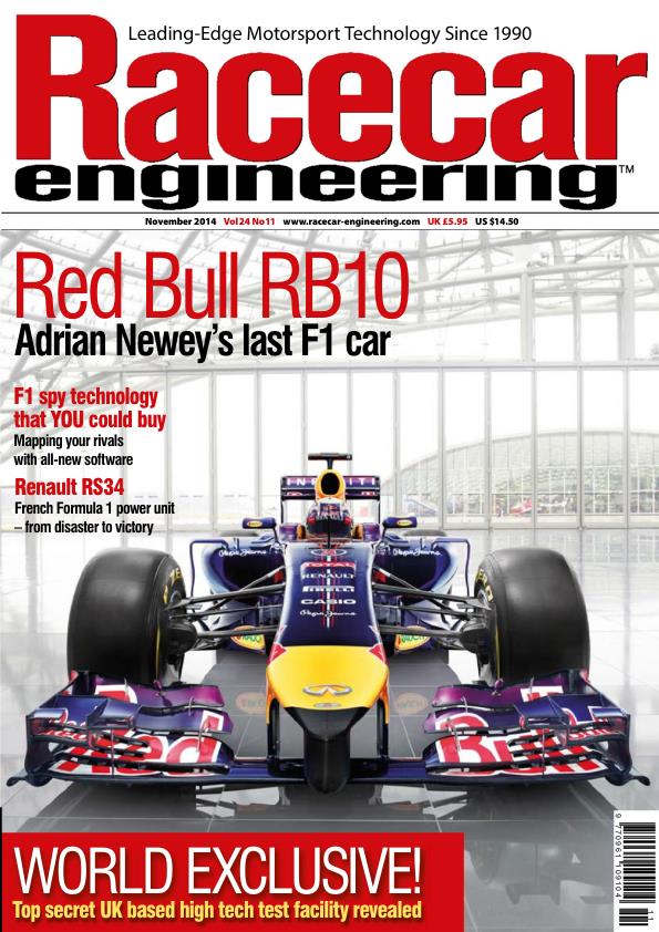 Журнал Racecar Engineering ноябрь, 2014