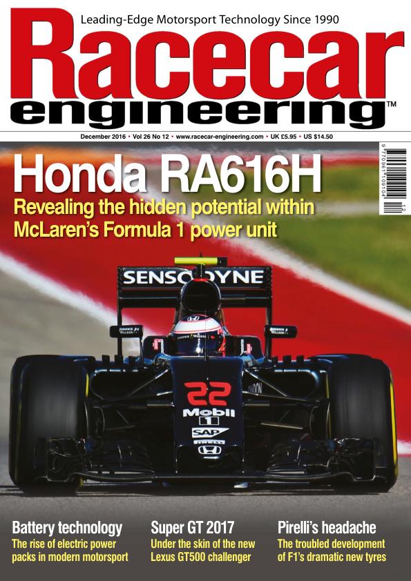 Журнал Racecar Engineering декабрь, 2016