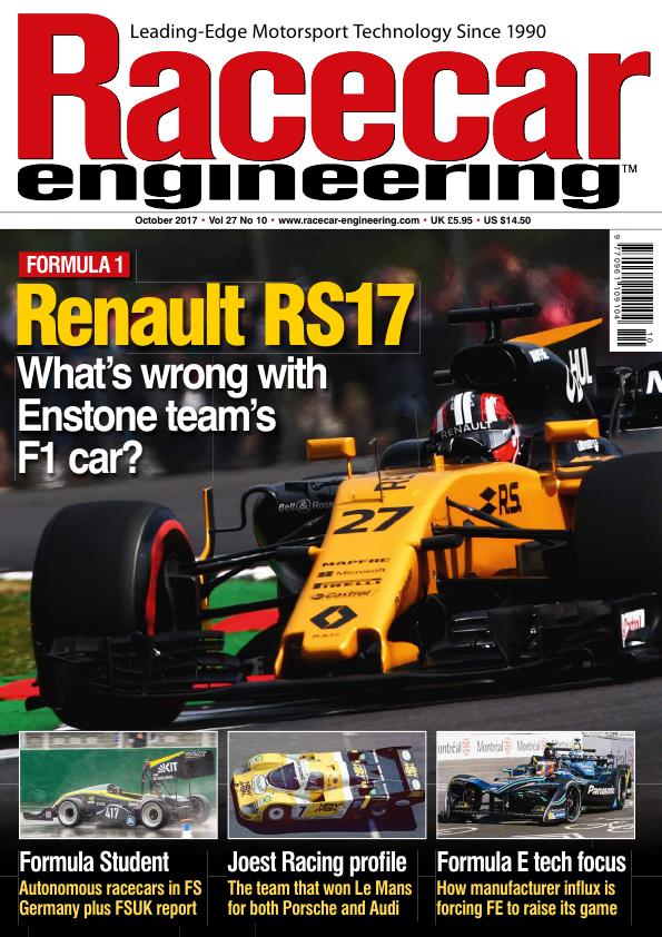 Журнал Racecar Engineering октябрь, 2017