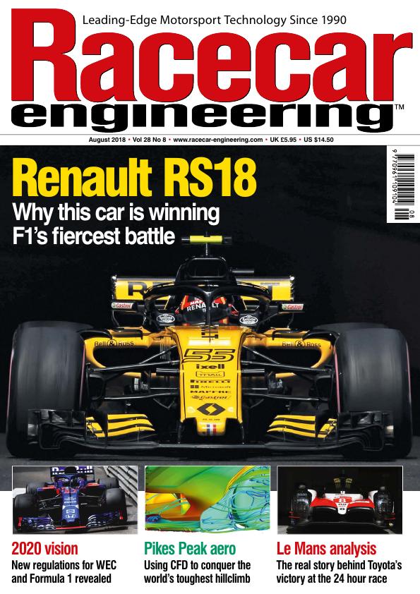 Журнал Racecar Engineering август, 2018