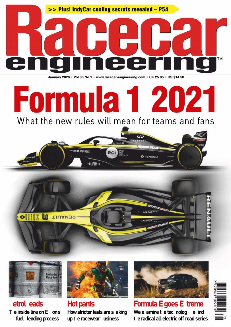 Журнал Racecar Engineering январь, 2020
