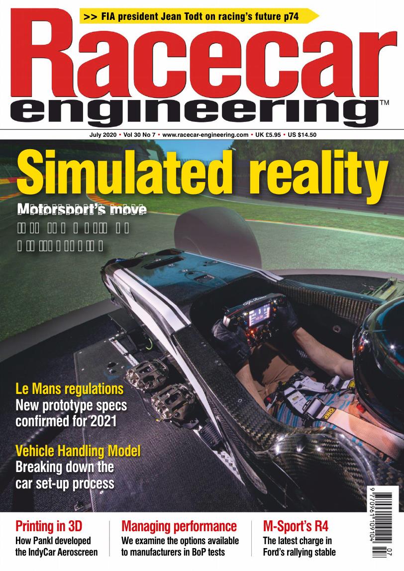 Журнал Racecar Engineering июль, 2020