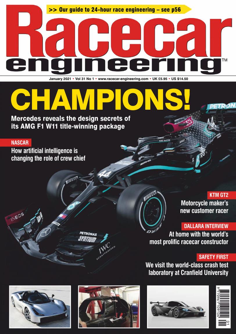 Журнал Racecar Engineering январь, 2021