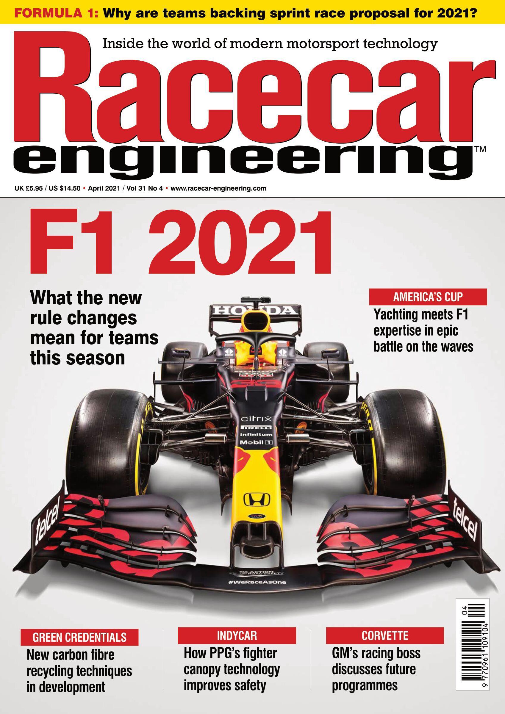 Журнал Racecar Engineering апрель, 2021
