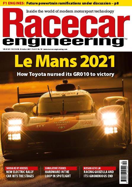 Журнал Racecar Engineering октябрь, 2021