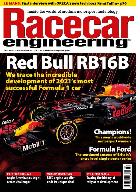 Журнал Racecar Engineering февраль, 2022