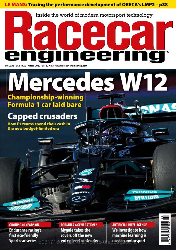 Журнал Racecar Engineering март, 2022