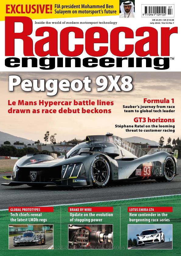 Журнал Racecar Engineering июль, 2022