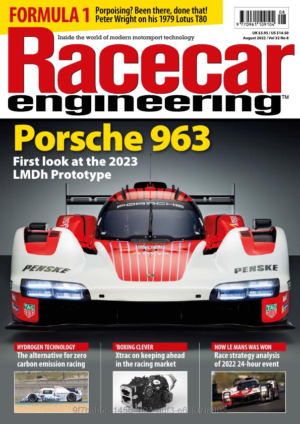Журнал Racecar Engineering август, 2022