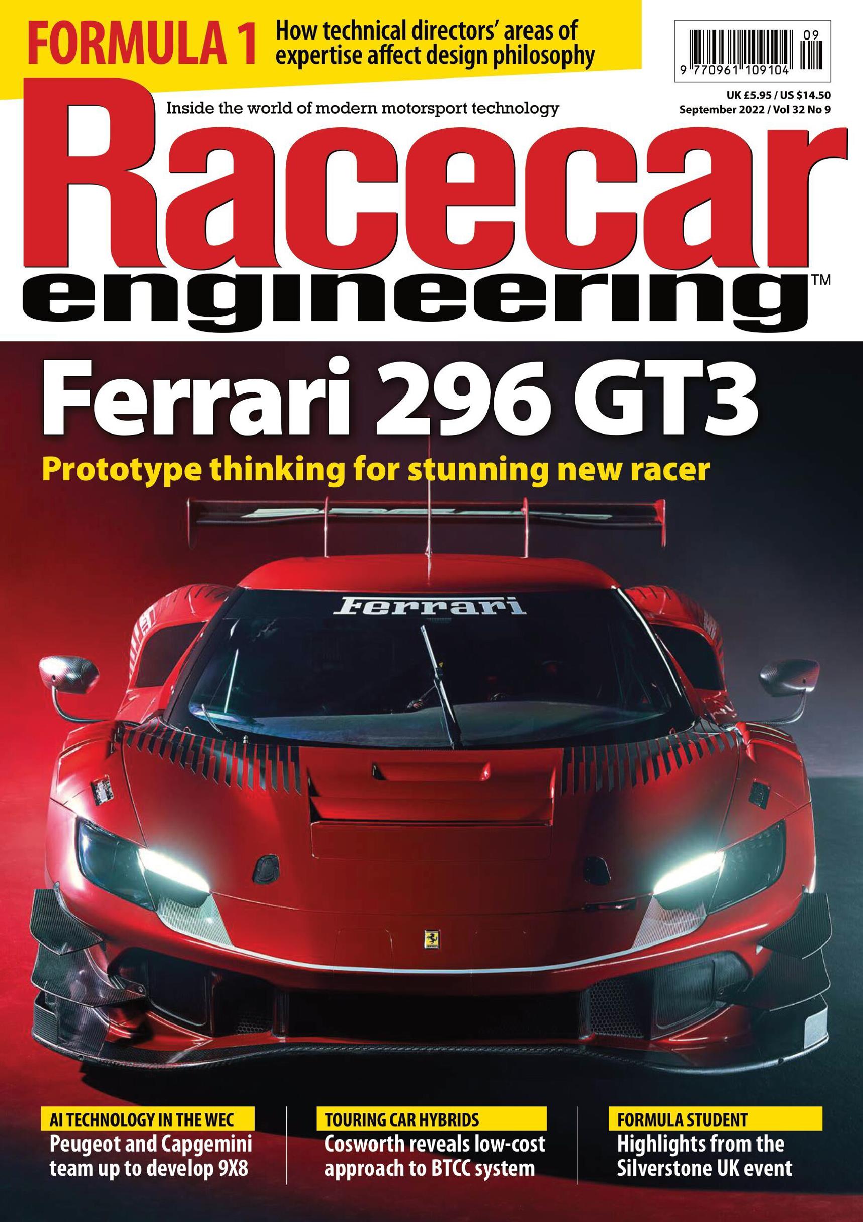Журнал Racecar Engineering сентябрь, 2022