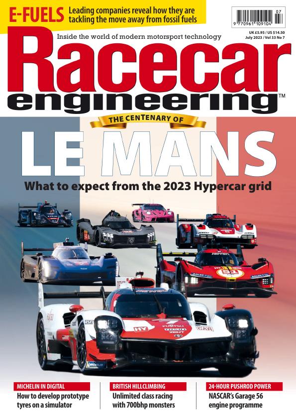 Журнал Racecar Engineering июль, 2023