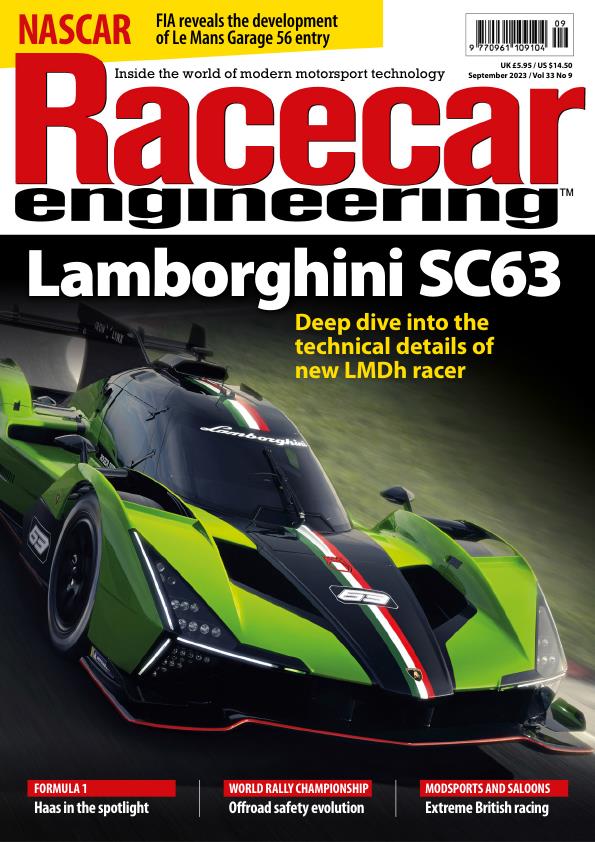 Журнал Racecar Engineering сентябрь, 2023