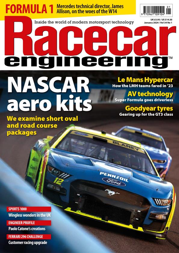 Журнал Racecar Engineering январь, 2024