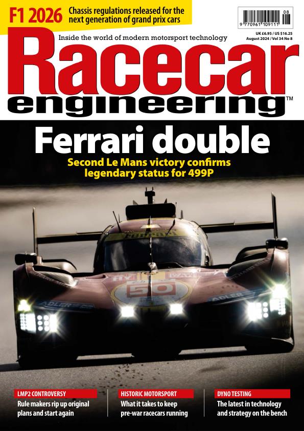 Журнал Racecar Engineering август, 2024