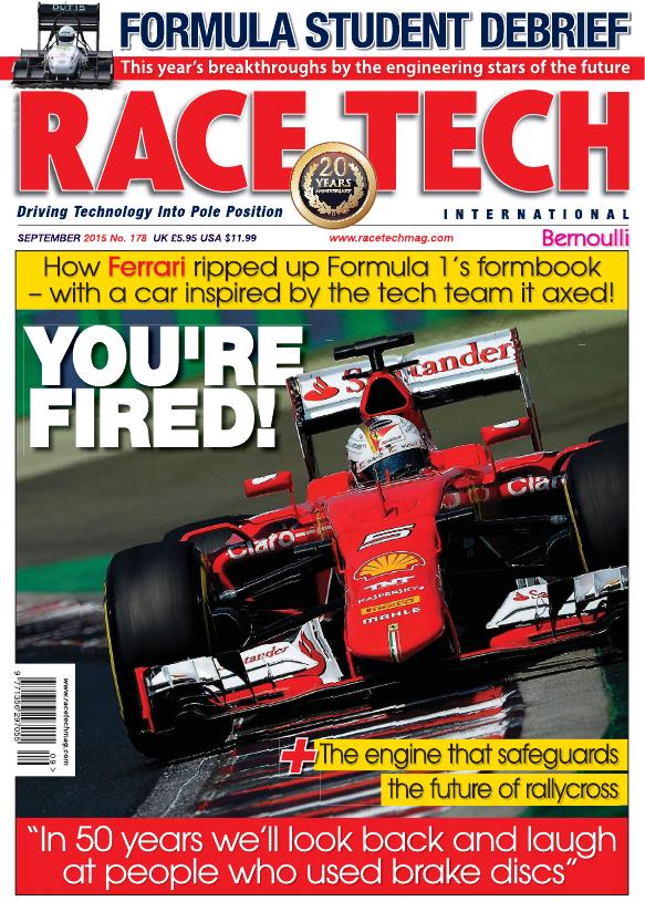 Журнал Race tech сентябрь, 2015