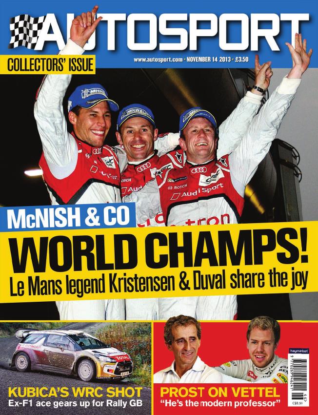 Журнал Autosport 14 ноября 2013