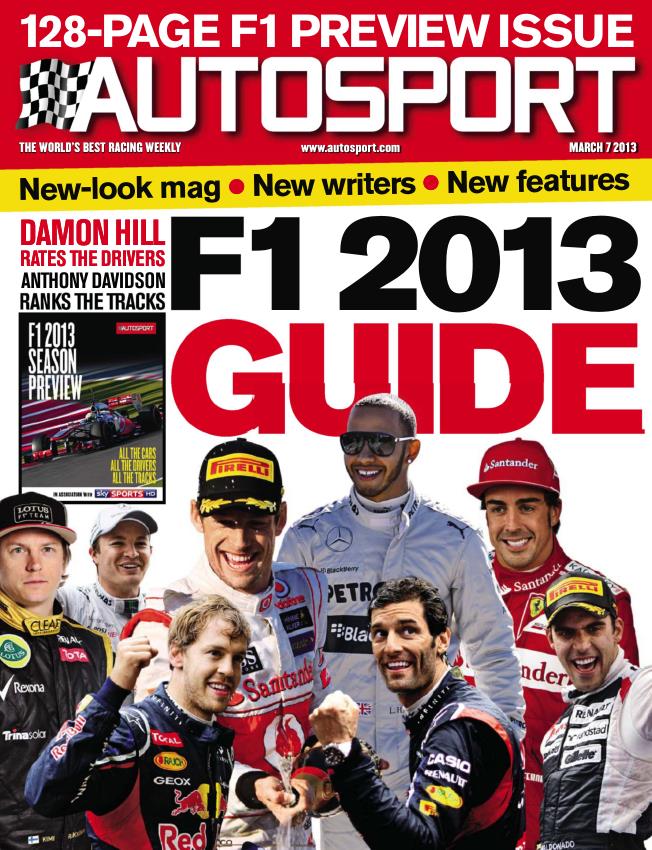 Журнал Autosport 7 марта 2013