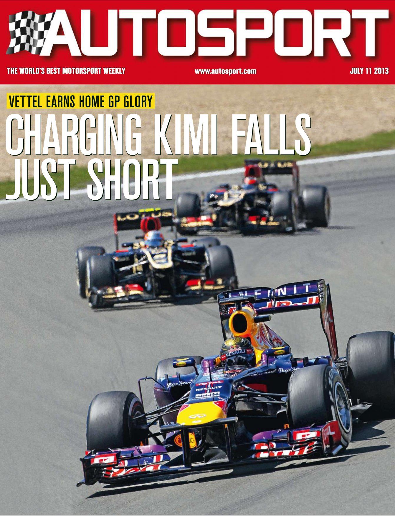Журнал Autosport 11 июля 2013
