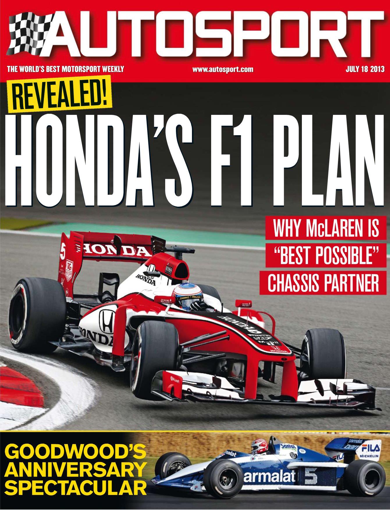 Журнал Autosport 18 июля 2013