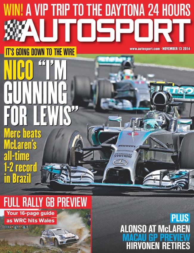 Журнал Autosport 13 ноября 2014