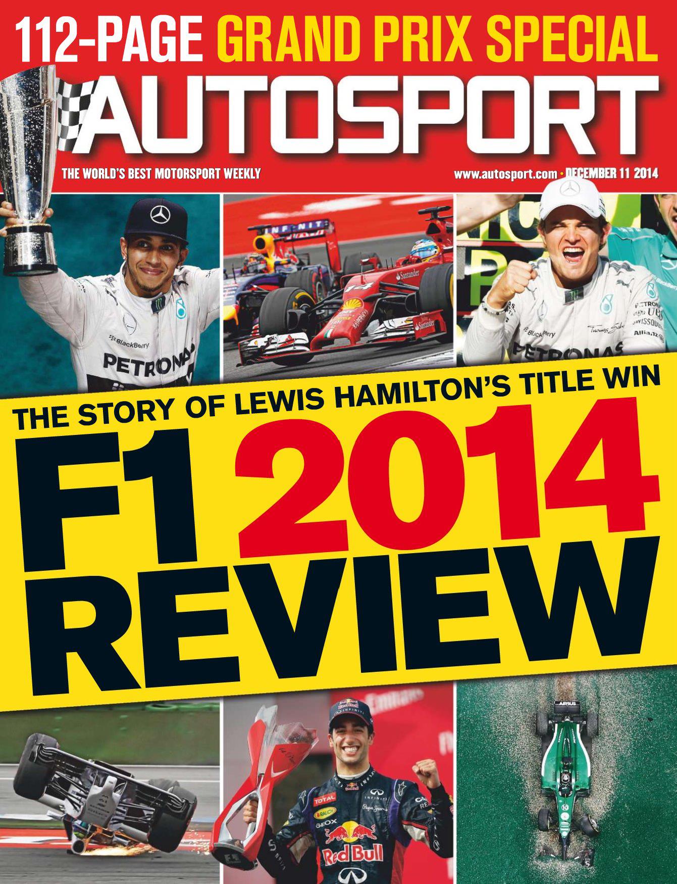 Журнал Autosport 11 декабря 2014