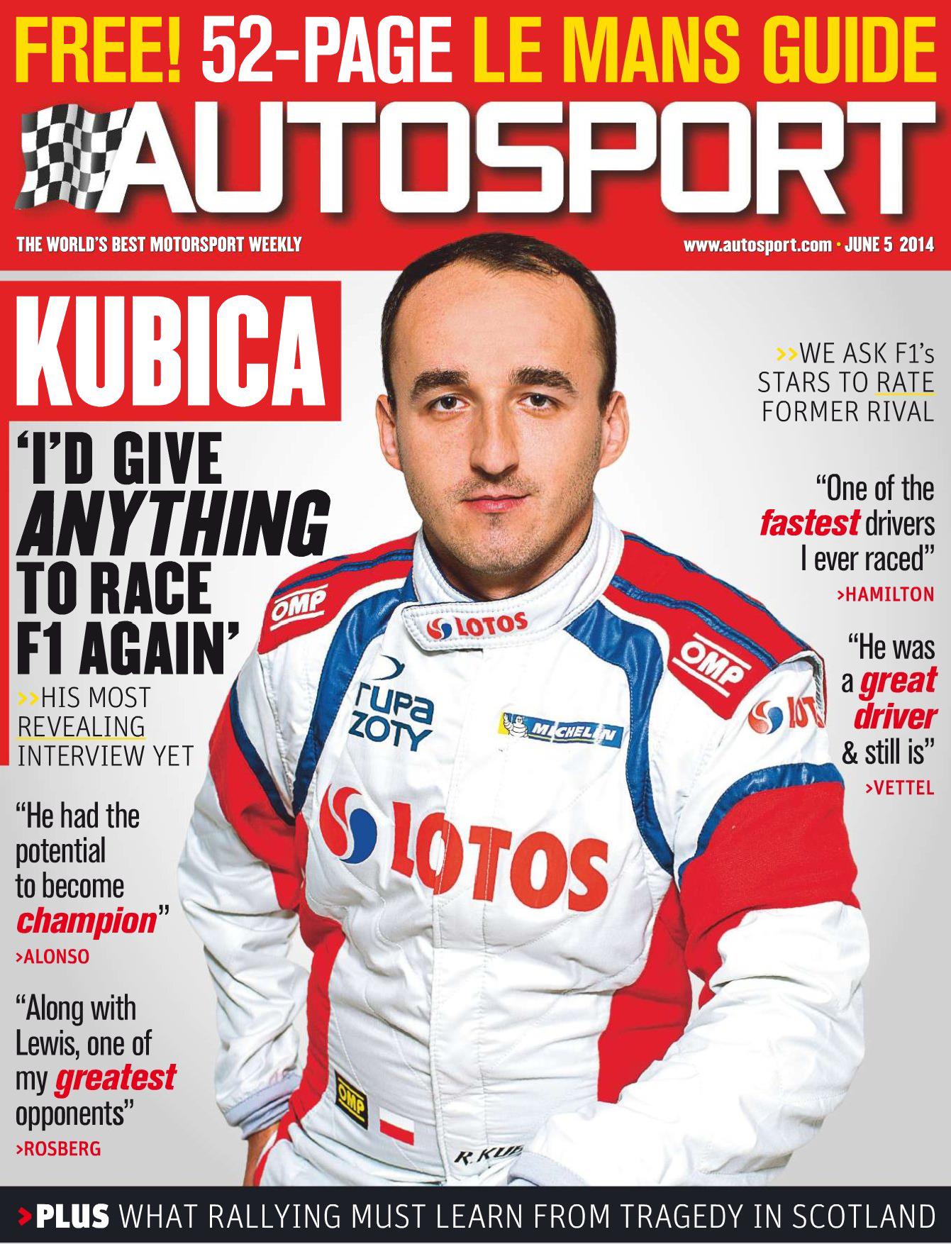 Журнал Autosport 5 июня 2014
