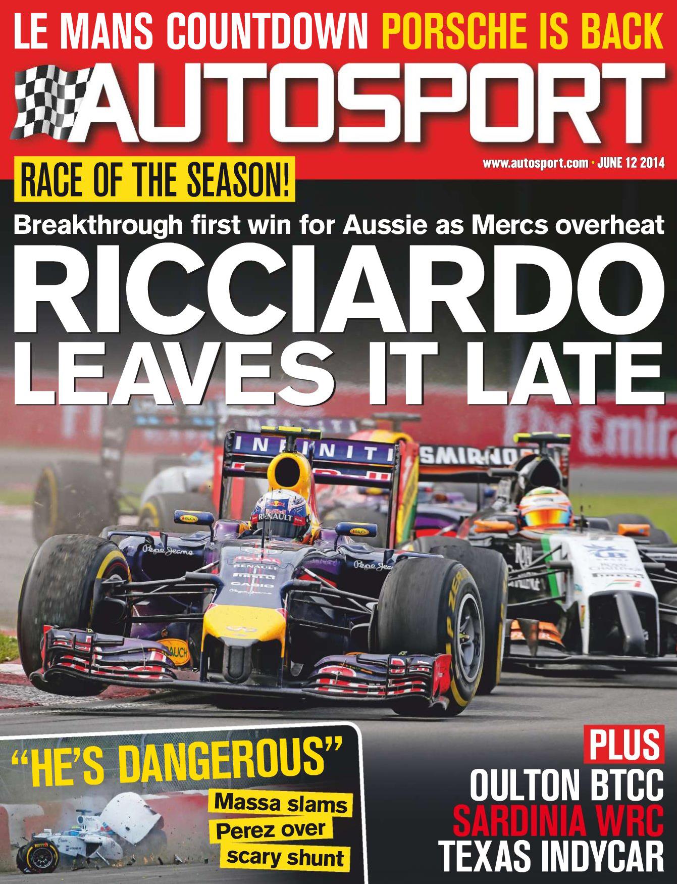 Журнал Autosport 12 июня 2014