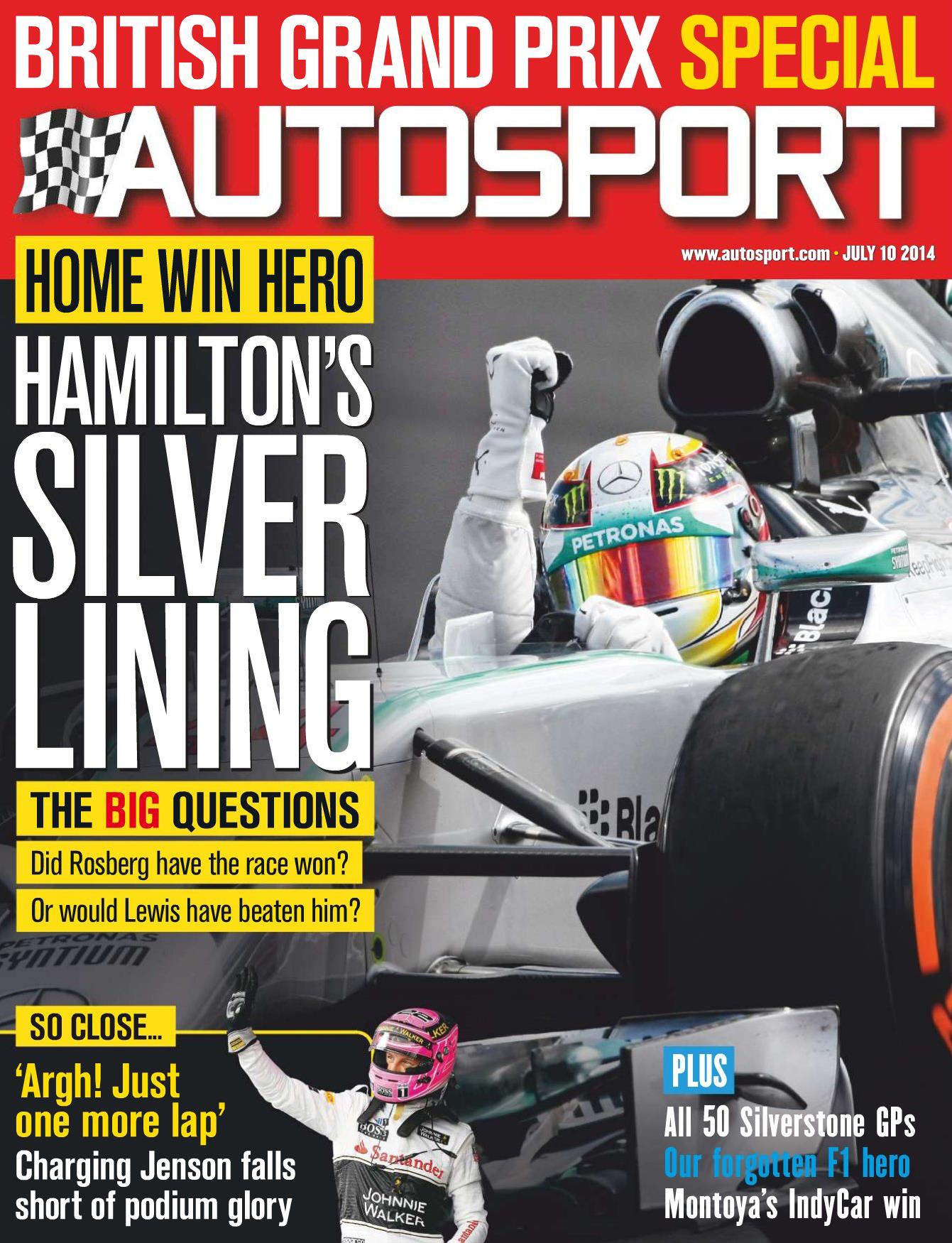 Журнал Autosport 10 июля 2014