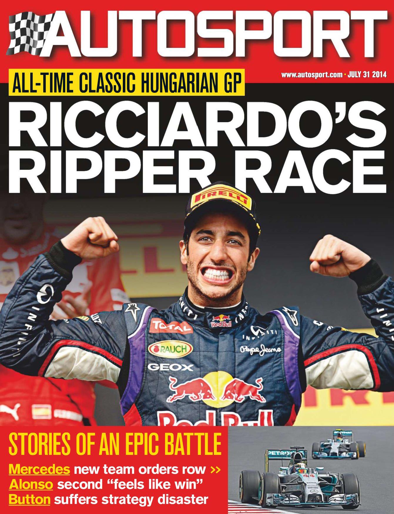 Журнал Autosport 31 июля 2014
