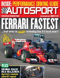 Журнал Autosport 12 февраля 2015