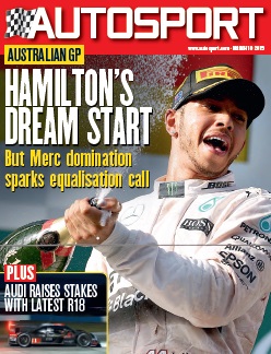 Журнал Autosport 19 марта 2015