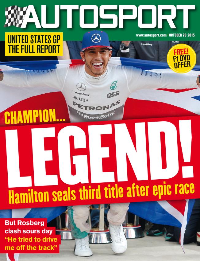 Журнал Autosport 29 октября 2015
