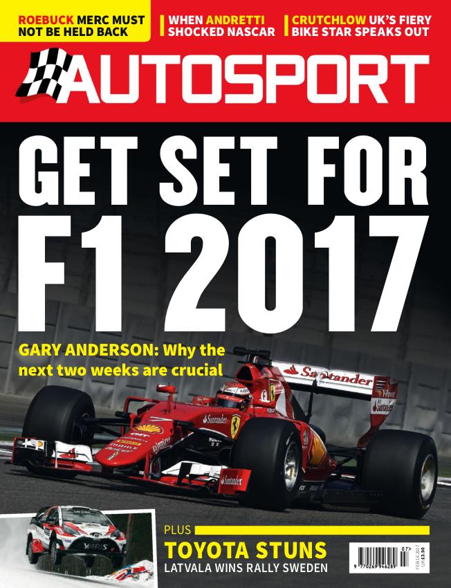 Журнал Autosport 16 февраля 2017