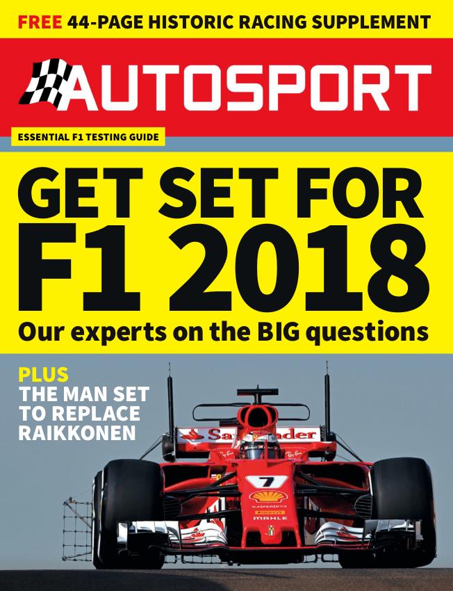 Журнал Autosport 15 февраля 2018