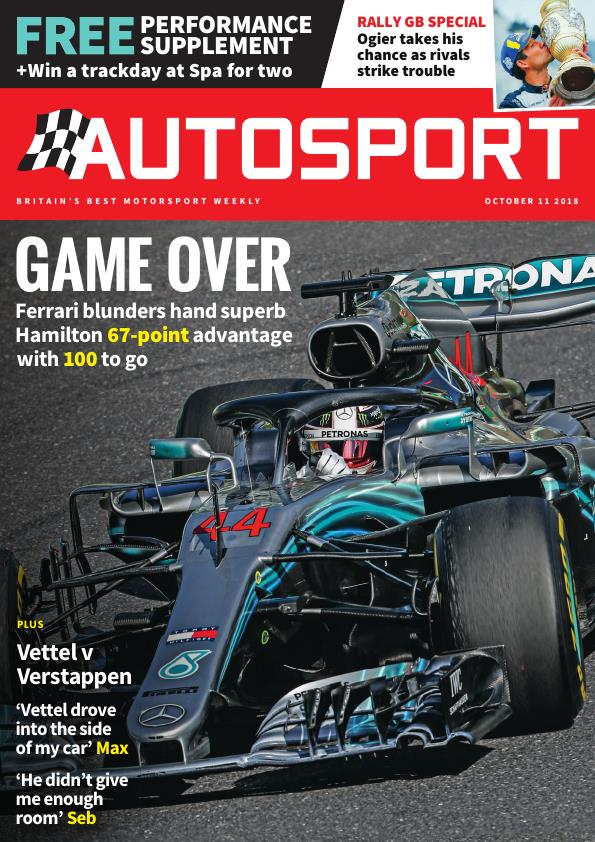 Журнал Autosport 11 октября 2018
